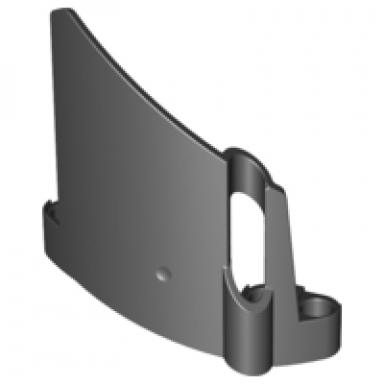 black technic panel fairing 22 large short small hole side a