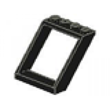 black window 4 x 4 x 3 roof