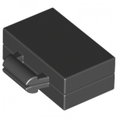 black minifigure utensil briefcase suitcase