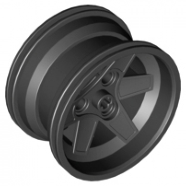 wheel 56mm d x 34mm technic racing medium 3 pin holes