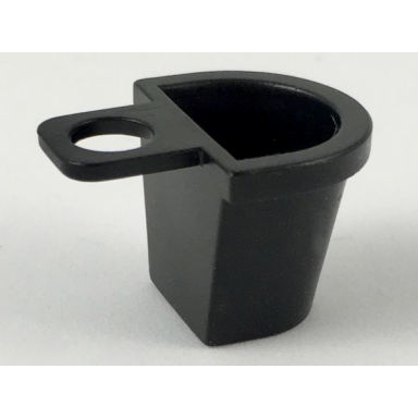 black minifigure container d-basket