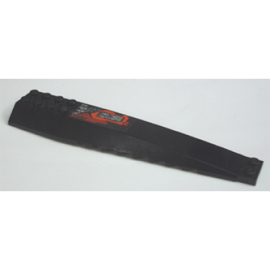 black wedge 16 x 4 triple curved with reinforcements with red dark red and silver circuitry short pattern model left side sticker - set 7721