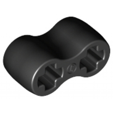black technic axle connector double - flexible rubber