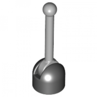 black antenna small base with light bluish gray lever 4592 4593