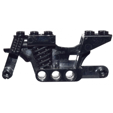 black motorcycle 4 juniors chassis 2 x 8 x 3