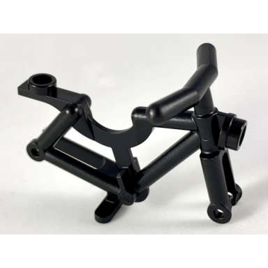 black bicycle frame