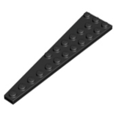 black wedge plate 12 x 3 right
