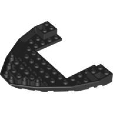 black boat bow brick 10 x 12 x 1 open