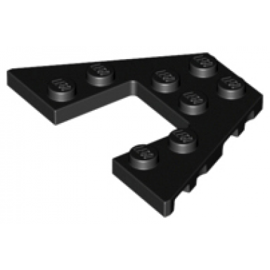 black wedge plate 4 x 6