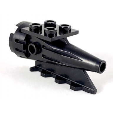 black tail 4 x 2 x 2 aircraft rocket engine