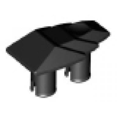 vehicle fairing 1 x 2 stepped with two pins