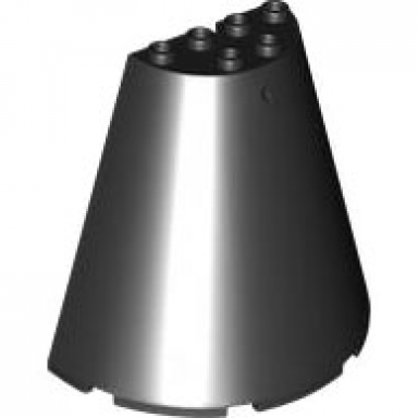 cone half 8 x 4 x 6