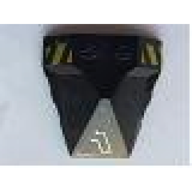 wedge 4 x 4 x 1 1 3 pyramid center with stripes and exo-force circuitry right pattern d stickers - sets 7702 7711