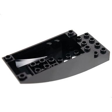black cockpit 10 x 4 x 2 curved