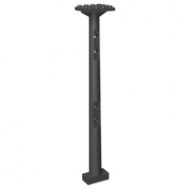 black boat mast 4 x 4 x 22