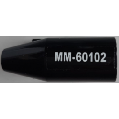 black engine smooth large 2 x 2 thin top plate with white mm-60102 pattern model right side sticker - set 60102