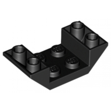 slope inverted 45 4 x 2 double with 2 x 2 cutout
