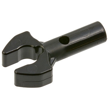 black bar 1l with clip mechanical claw - cut edges and hole on side