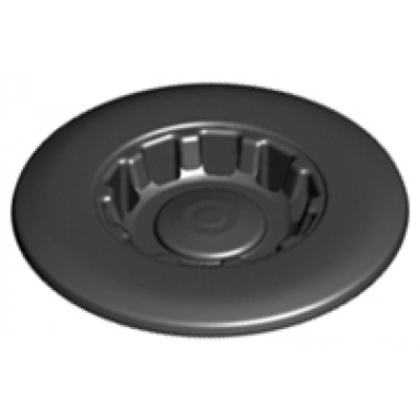 black wheel cover 10 spoke recessed