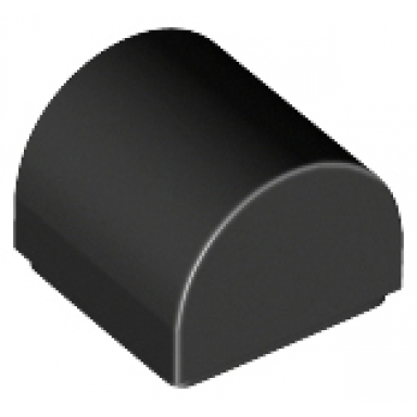 black slope curved 1 x 1 x 2 3 double