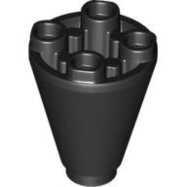 black cone 2 x 2 x 2 inverted