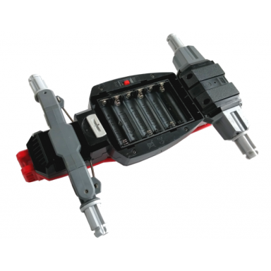 electric motor rc car base red top without battery cover