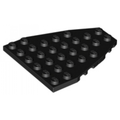 wedge plate 7 x 6 with stud notches boat bow plate