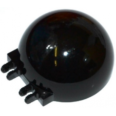 black windscreen 6 x 6 x 3 canopy half sphere with dual 2 fingers