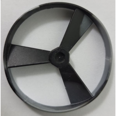bionicle rhotuka spinner propeller rotor with marbled pearl light gray pattern