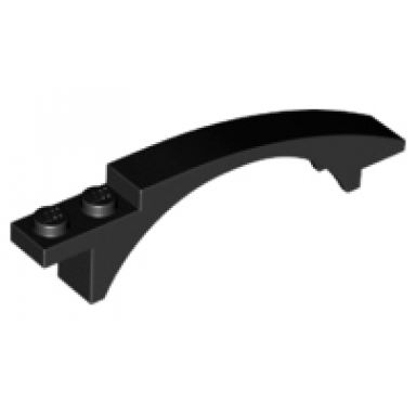 slope curved 8 x 1 x 1 2 3 with arch and 2 recessed studs