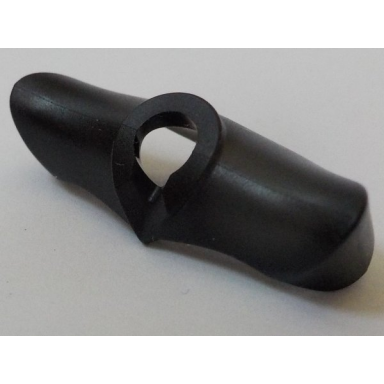 black mini doll shoulder pads