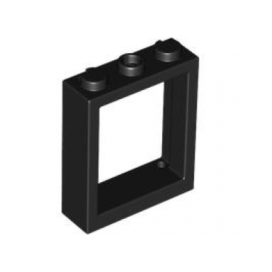window 1 x 3 x 3 flat front