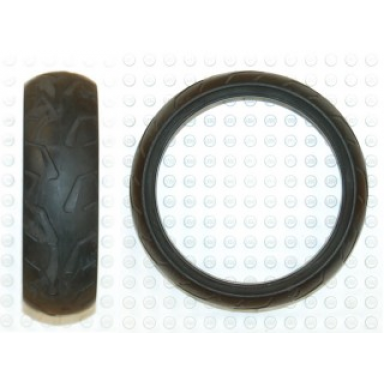 black tire technic street bike 8420 - wide rear
