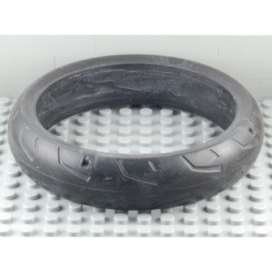 black tire technic street bike 8420 - narrow front