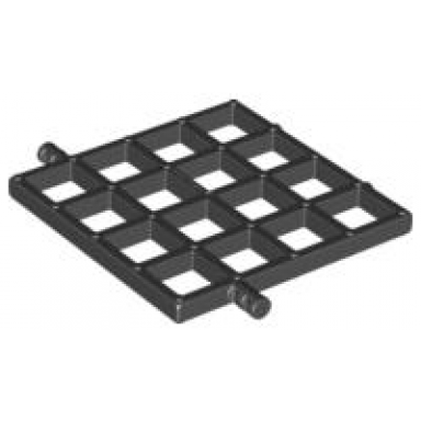 black duplo trap door grate 4 x 4
