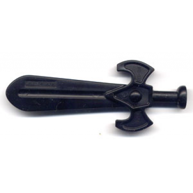 black duplo utensil sword - thick
