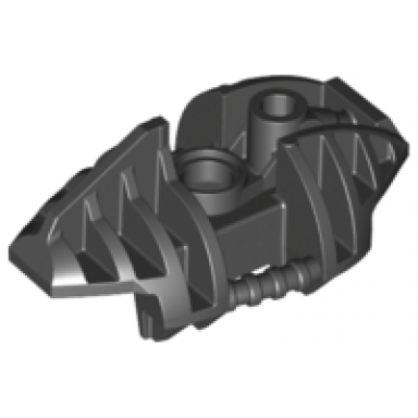 black bionicle piraka leg upper section cover