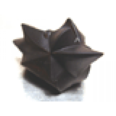 minifigure hair angular swept sideways - flexible rubber