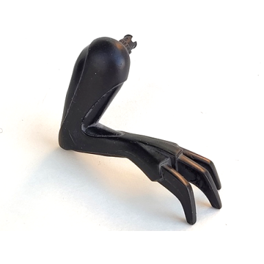 black dinosaur leg small front with pin and claws - right