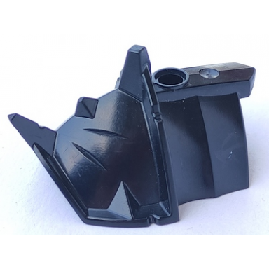 black large figure armor shoulder - spiky knights kingdom ii exo-force