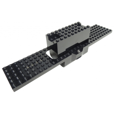 electric train 9v rc train base 6 x 30 with ir receivers and battery compartment