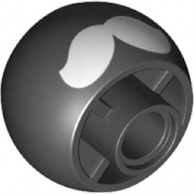 wheel 18 x 14 smooth with white moustache pattern king bob-omb