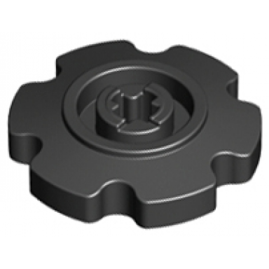 black technic tread sprocket wheel small