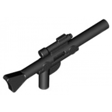 black minifigure weapon gun blaster sw long