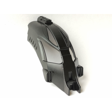 black windscreen 15 x 8 x 9 curved cockpit cover with side cutouts upscaled bionicle mask faxon