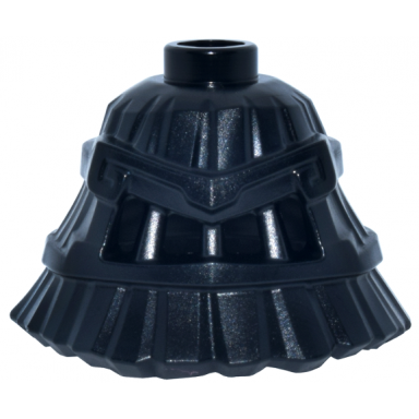 minifigure headgear hat conical asian roningasa with narrow open visor and open stud