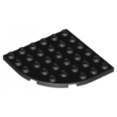 plate round corner 6 x 6