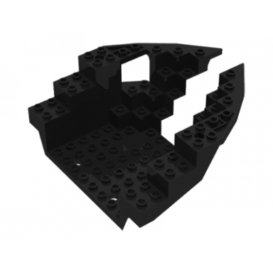 boat hull small bow 12 x 12 x 5 1 3 top