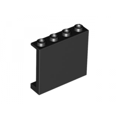 panel 1 x 4 x 3 with side supports - hollow studs
