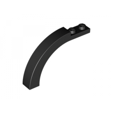 black arch 1 x 6 x 3 1 3 curved top